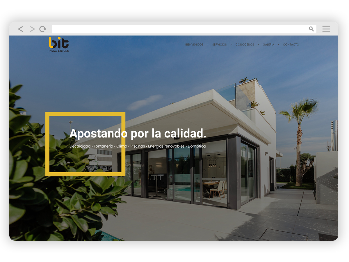 Bit instalacions web