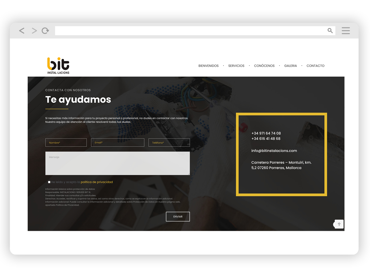 Bit Instalacions web