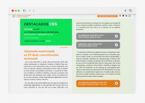 Destacados CES. La formación dual en España: Situación y perspectivas