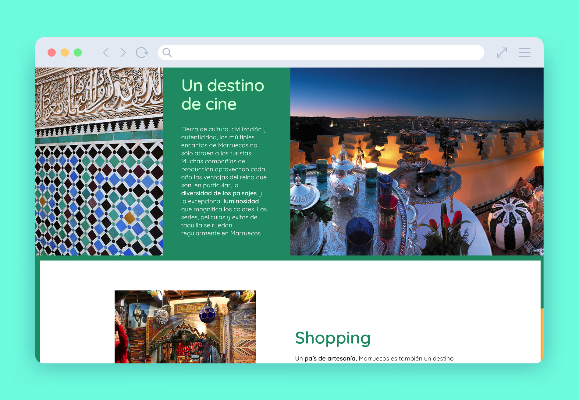 Diseño Web por Indesigners: Marruecos - Travelplan