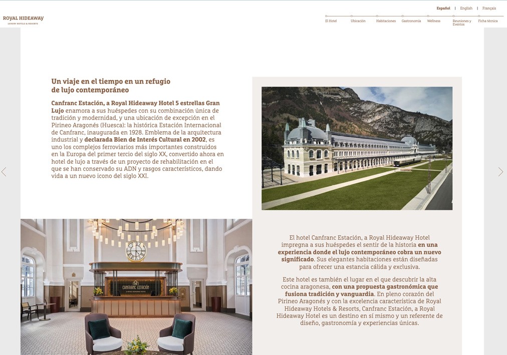 Canfranc Estación, a Royal Hideaway Hotel